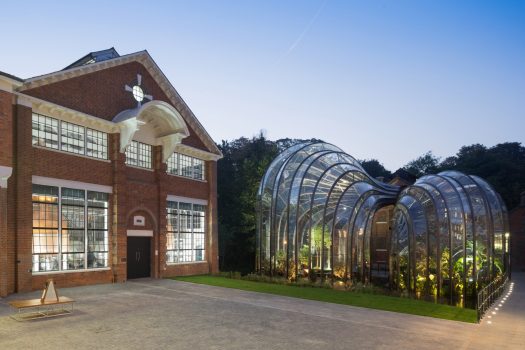 Bombay Sapphire Distillery, Whitchurch, Hampshire - The Glasshouses and India House - our main still house