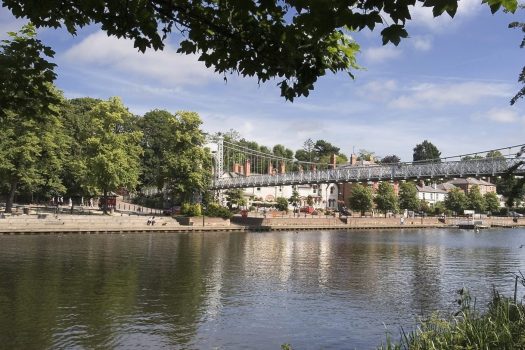 Chester, River Dee, Cheshire NCN north England tour