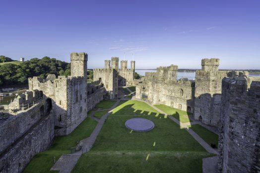 Castle, Wales, Caernarfon, country, coastline