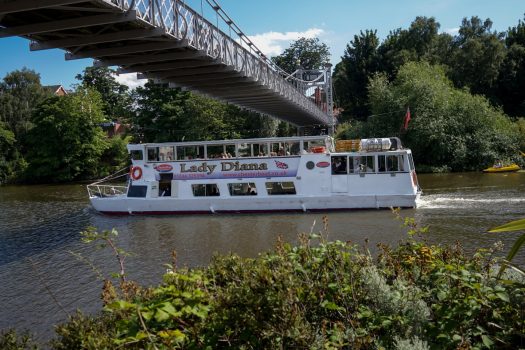 Chester, Cheshire - Lady Diana on the River Dee (NCN)