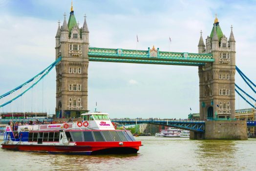 City cruises and tower bridge