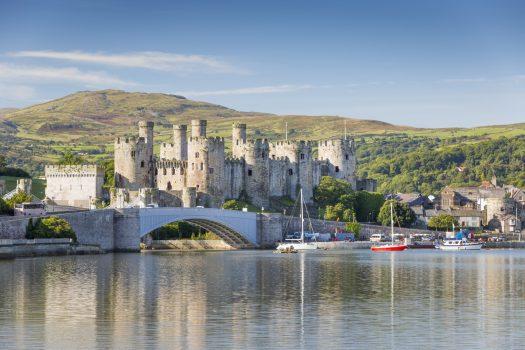 Conwy, Wales, Castles, country, coastlines