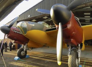 Hangar at De Havilland Museum