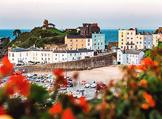 Harbour, beach, Houses, Boats
