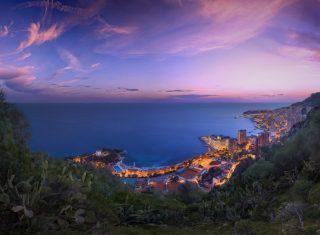 Monaco, Principality of Monaco - Winter sunset © Monaco Government Communication Department