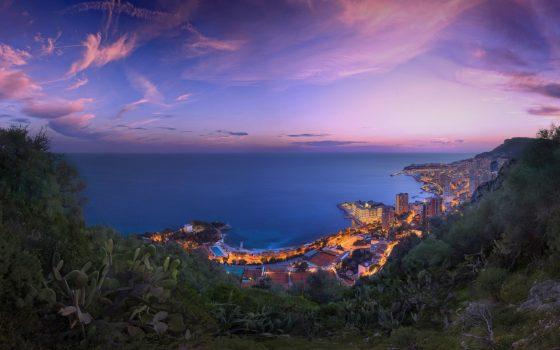 Monaco, Principality of Monaco - Winter sunset © Monaco Government Communication Department