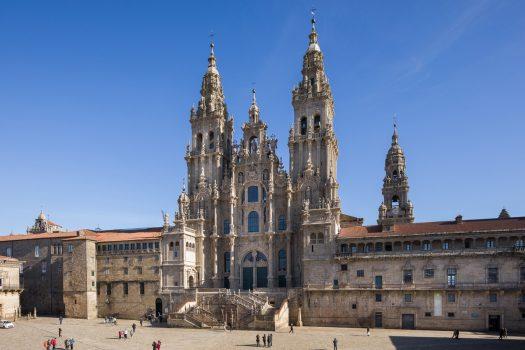 Santiago de Compostela, Spain - Cathedral Main Fassade