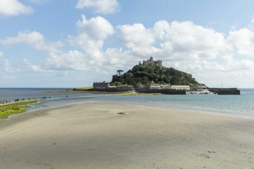 St Michael's Mount from the beach