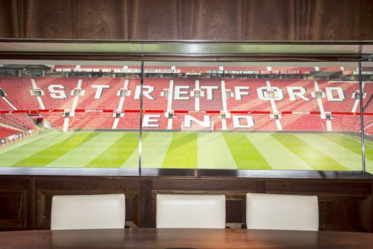 Stretford End at Manchester United Football Ground