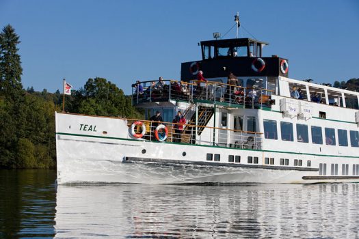 The Lady Teal cruise boat on Lake Windermere