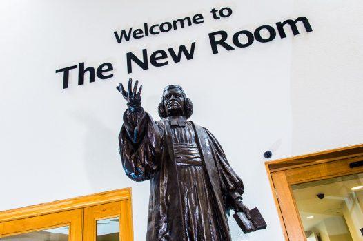 The New Room (John Wesley’s Chapel), Bristol - Statue of John Wesley in The New Room