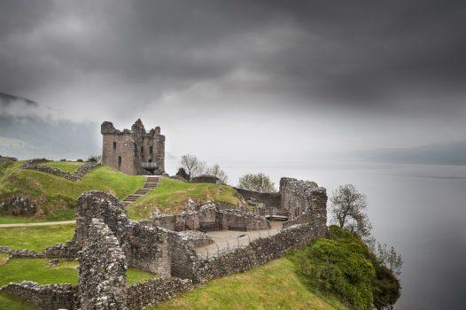 Urquhart Castle Cloudy Sky ©Historic Scotland