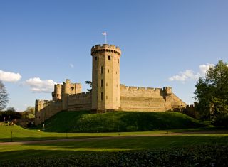 Warwick Castle, Warwickshire - East Front of Warwick Castle